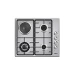 Anafe de Empotrar con 3 Hornallas a Gas y 1 Disco Eléctrico Inox Enxuta AENX5546