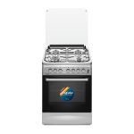 Cocina Combinada 4 Hornallas Inox 60x60 con Convección Enxuta CENX5644I