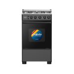 Cocina Supergas 4 Hornallas Negra con Termocupla Enxuta 50x60 CENX9504N