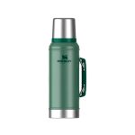 Termo Stanley Classic con asa 950 ml con tapón cebador Verde